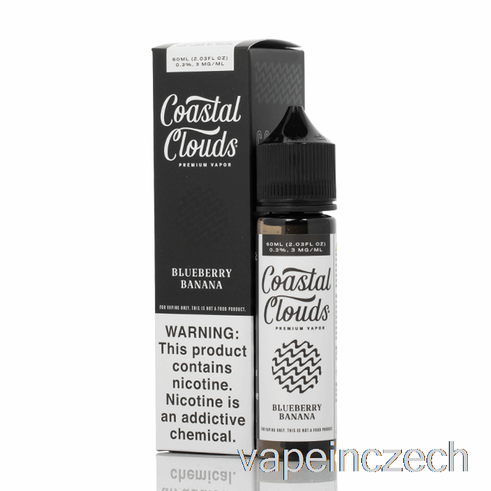 Borůvka Banán - Pobřežní Mraky Co. - 60 Ml 3 Mg Vape Pera